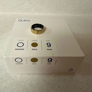 Oura Ring Gen 3 Horizon Size 9 Gold